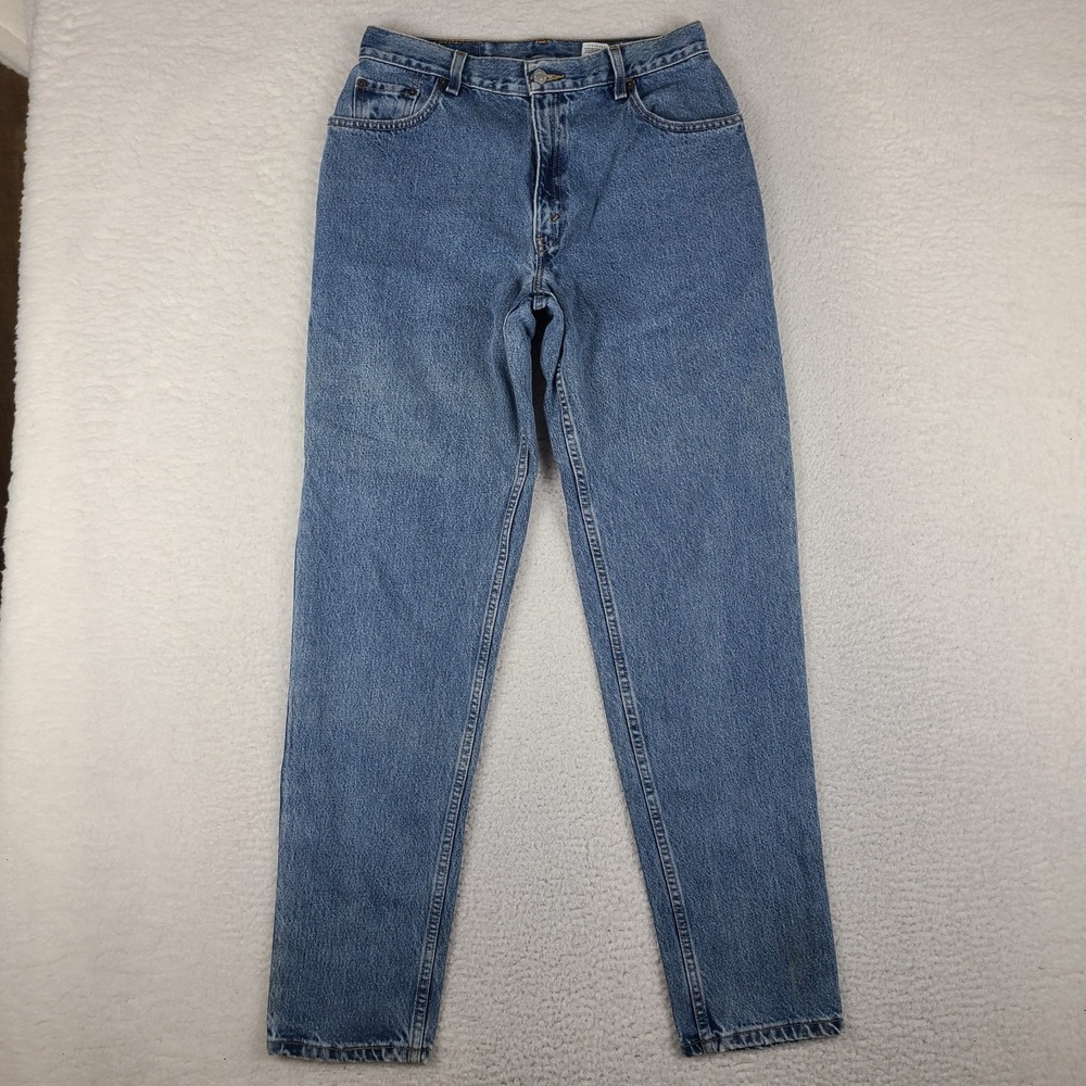 VTG Levi's 550 Jeans Womens 12 L MIS Blue Relaxed Fit Tapered Leg 2002 MEXICO *